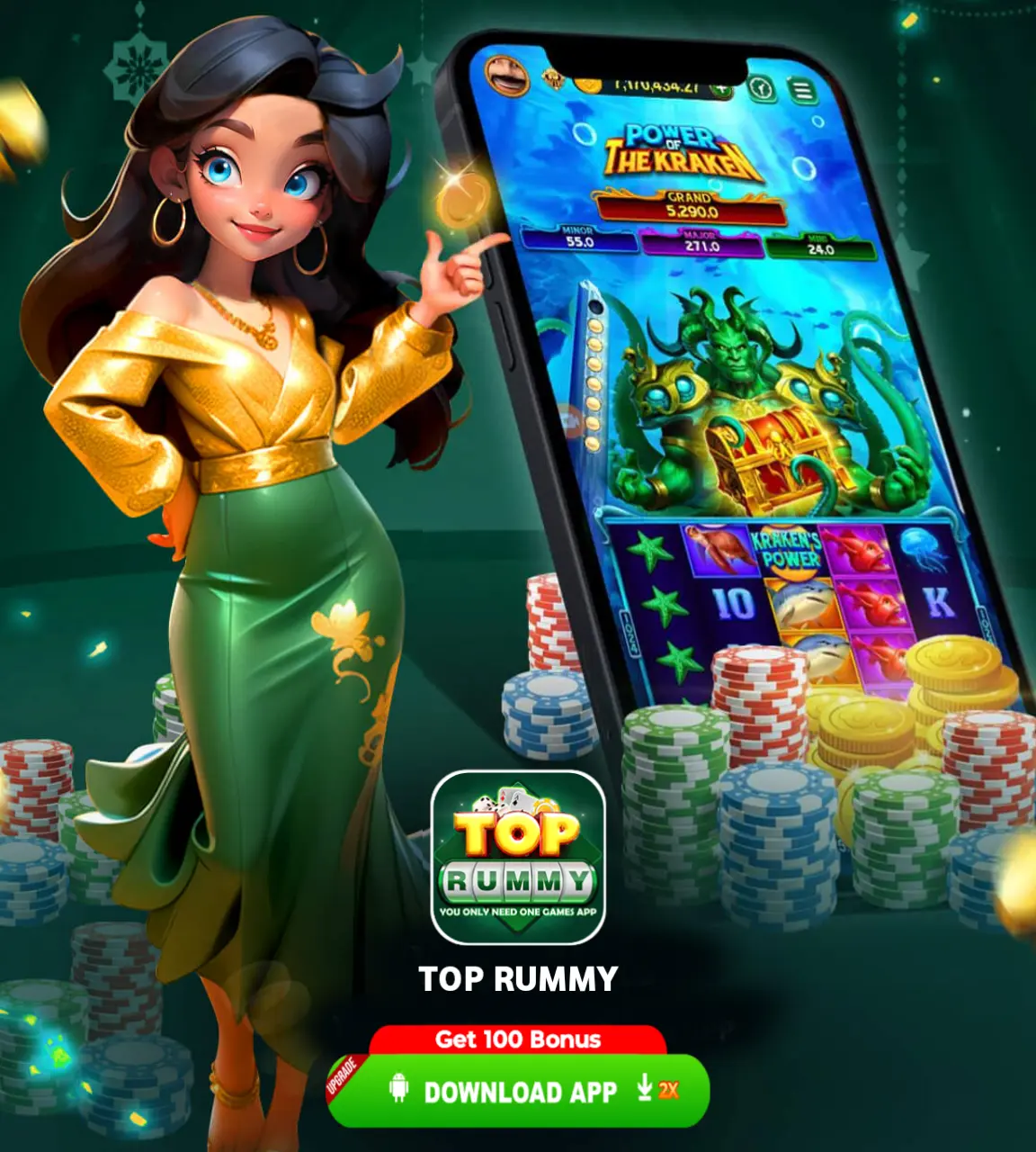 Top Rummy Apk Banner